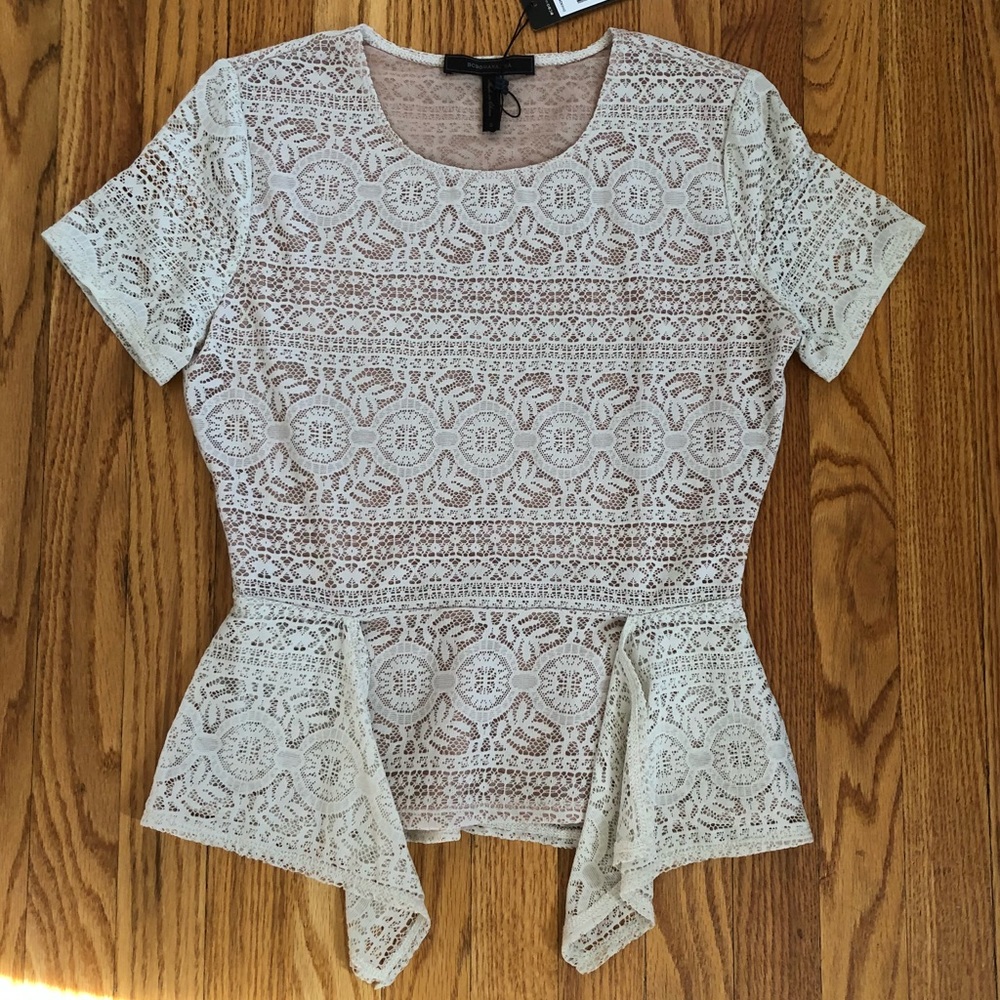 NWT BCBG Karine Knit Tee